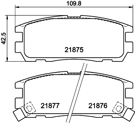 Remblokset Mintex MDB1698