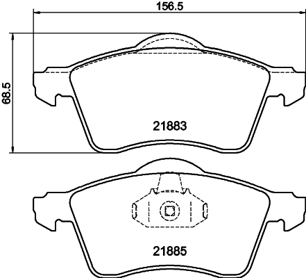 Remblokset Mintex MDB1814