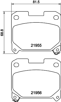 Remblokset Mintex MDB1839