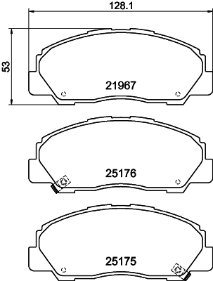 Remblokset Mintex MDB1592