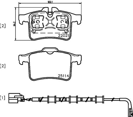 Remblokset Mintex MDB3707