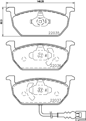 Remblokset Mintex MDB3761