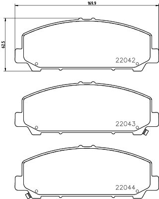 Remblokset Mintex MDB3714