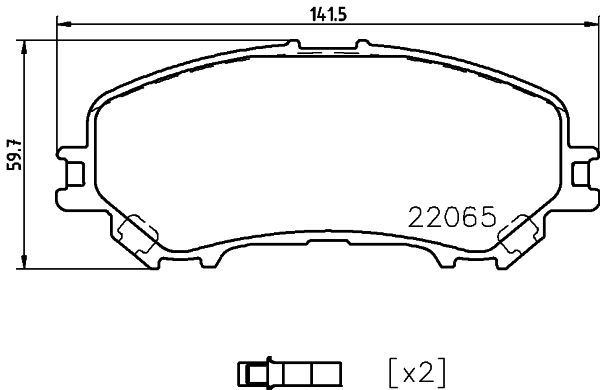 Remblokset Mintex MDB3747