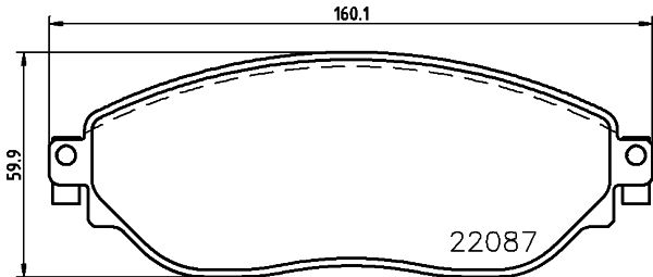 Remblokset Mintex MDB3755