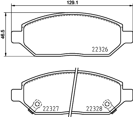 Remblokset Mintex MDB3922