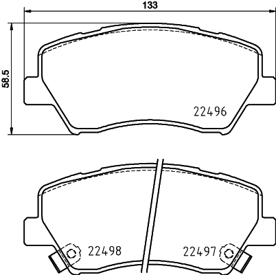 Remblokset Mintex MDB3925