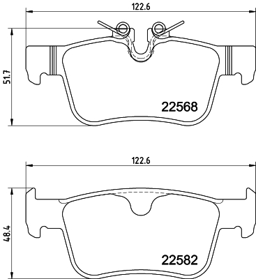Remblokset Mintex MDB3939