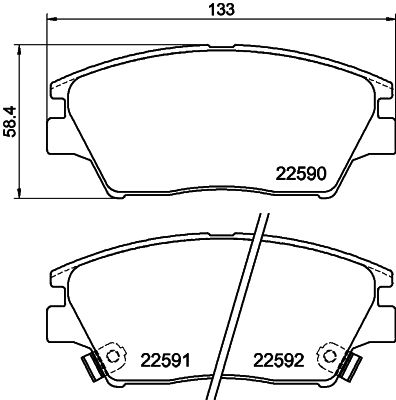 Remblokset Mintex MDB3819