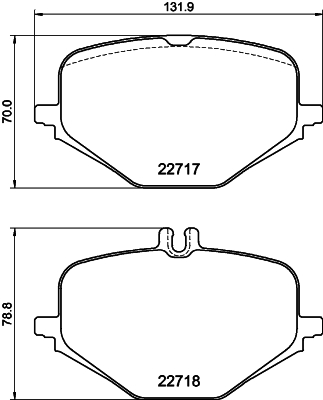 Remblokset Mintex MDB3462