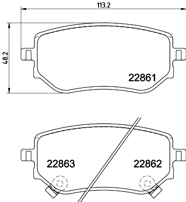 Remblokset Mintex MDB4119