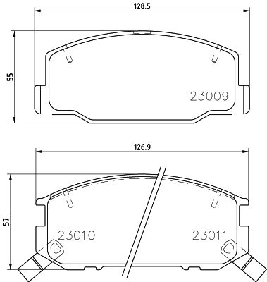 Remblokset Mintex MDB1546