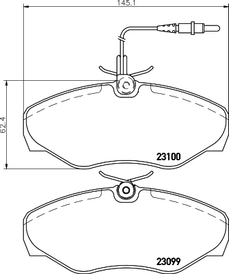 Remblokset Mintex MDB2675