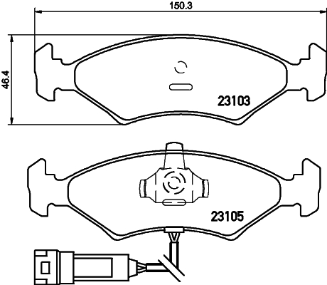 Remblokset Mintex MDB2110