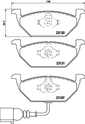 Remblokset Mintex MDB2040