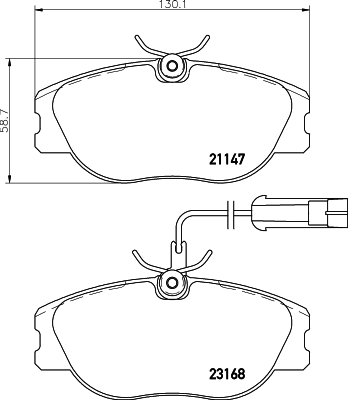 Remblokset Mintex MDB2194