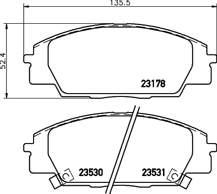 Remblokset Mintex MDB2044