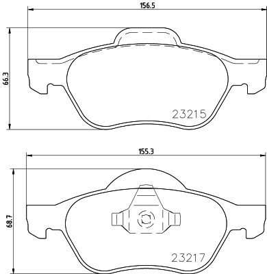 Remblokset Mintex MDB2226