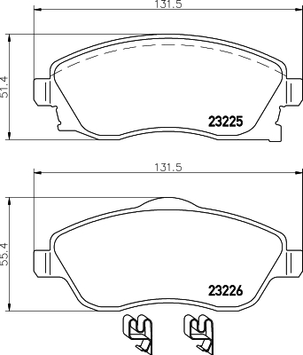 Remblokset Mintex MDB2073