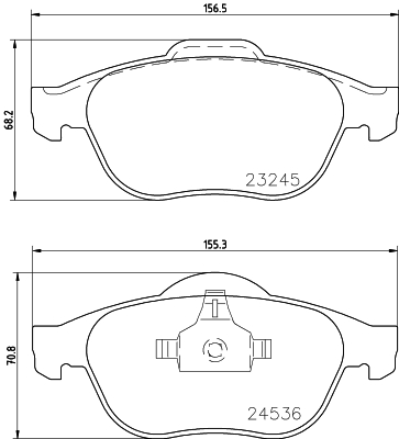 Remblokset Mintex MDB2225