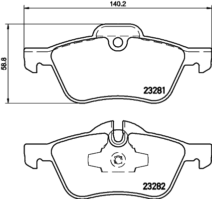 Remblokset Mintex MDB2162