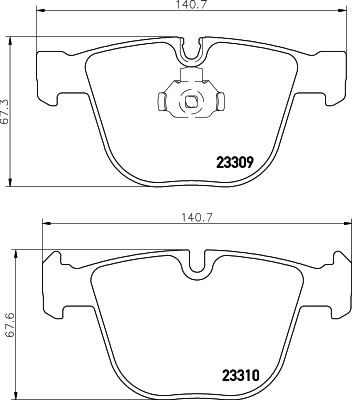 Remblokset Mintex MDB2419