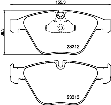 Remblokset Mintex MDB3106