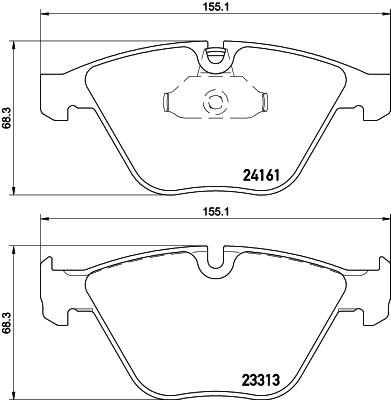 Remblokset Mintex MDB3133