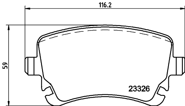 Remblokset Mintex MDB2673