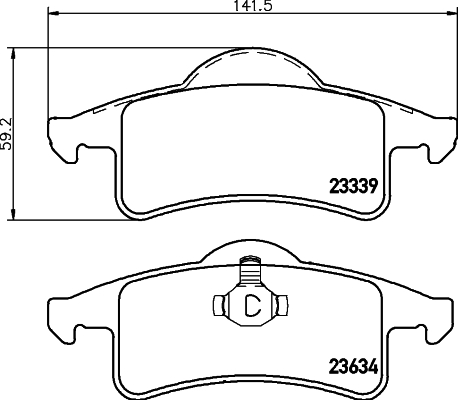 Remblokset Mintex MDB2154