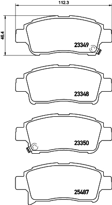 Remblokset Mintex MDB3241