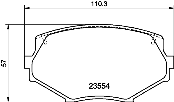 Remblokset Mintex MDB1686