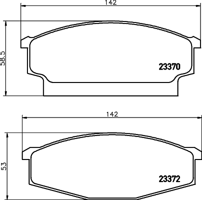 Remblokset Mintex MDB1405