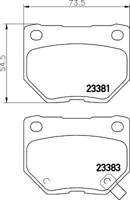 Remblokset Mintex MDB1494