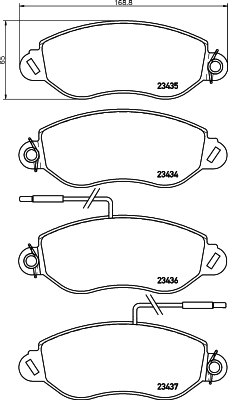 Remblokset Mintex MDB2593