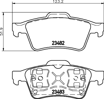 Remblokset Mintex MDB2281