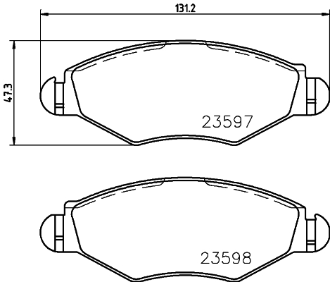 Remblokset Mintex MDB2131