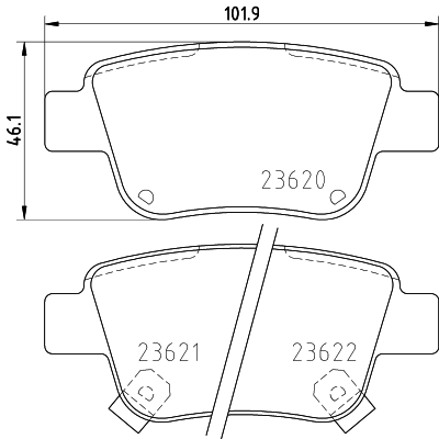 Remblokset Mintex MDB2546