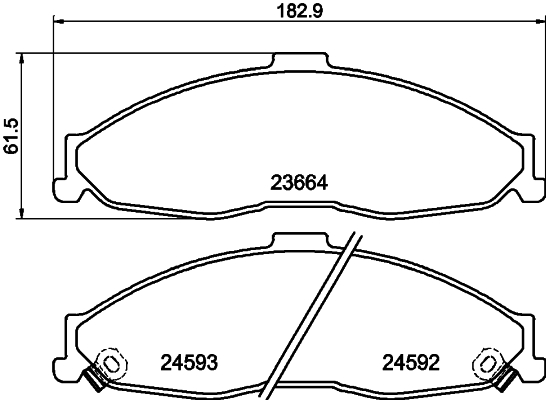 Remblokset Mintex MDB2383