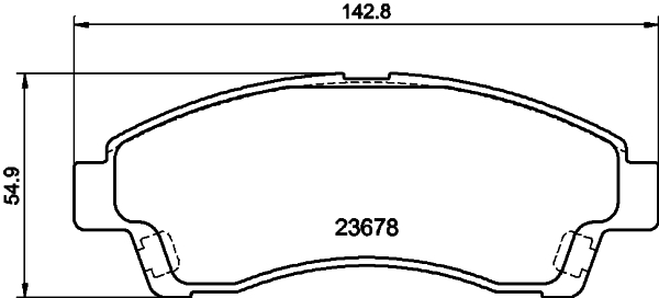 Remblokset Mintex MDB3264