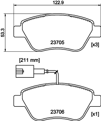 Remblokset Mintex MDB2239