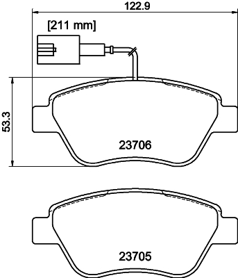 Remblokset Mintex MDB3193