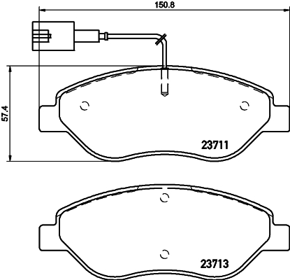 Remblokset Mintex MDB3318