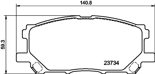 Remblokset Mintex MDB2578