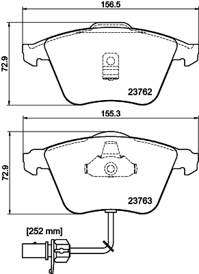 Remblokset Mintex MDB2336