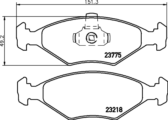 Remblokset Mintex MDB2616