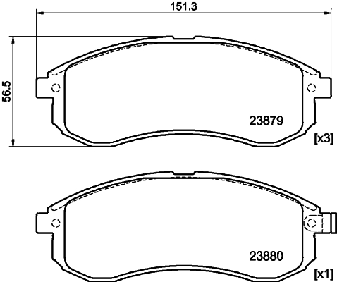 Remblokset Mintex MDB2252