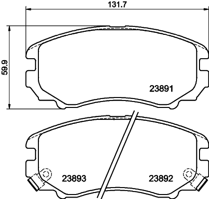 Remblokset Mintex MDB2267