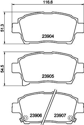 Remblokset Mintex MDB2586