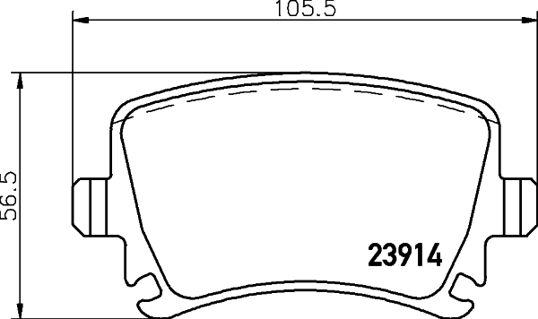 Remblokset Mintex MDB2580